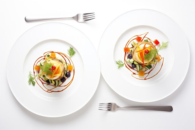 Dva taniere s pripravenými jedlami